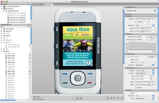 Adobe Device Central CS3